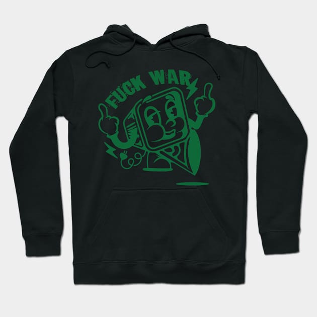 Say No To War Hoodie by Ayhuemacha Studios